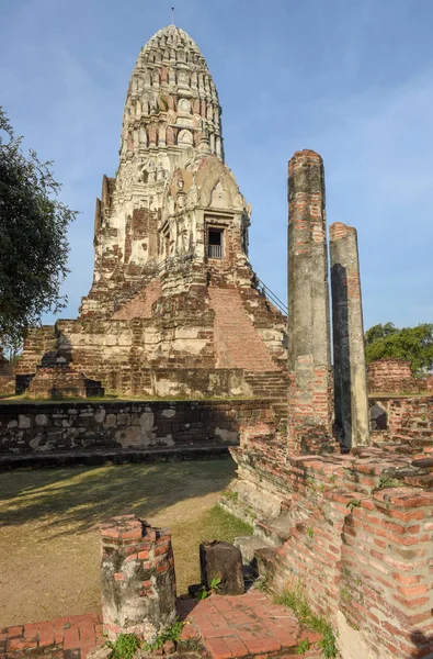 Ayutthaya Tempel Historiska Park Thailand — Stockfoto