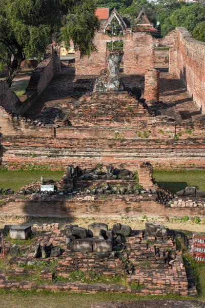 Tayland Tapınak Ayutthaya Tarih Parkı — Stok fotoğraf