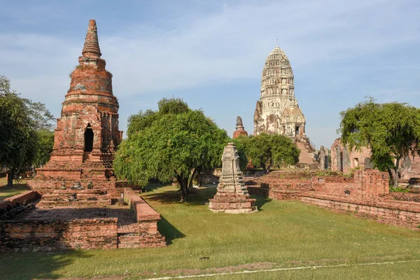 Tempel Von Ayutthaya Historischer Park Auf Thailand — Stockfoto