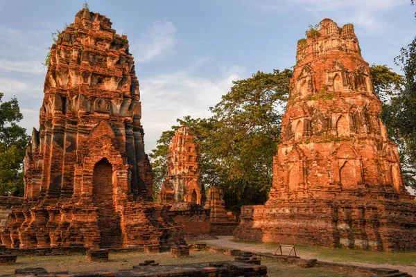 Chrám Ayutthaya Historický Park Thajsku — Stock fotografie