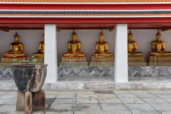 Gouden Boeddha Van Wat Pho Tempel Bangkok Thailand — Stockfoto