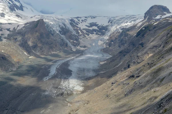 Glaciar Pasterze Cerca Del Pico Grossglockner Los Alpes Austria —  Fotos de Stock