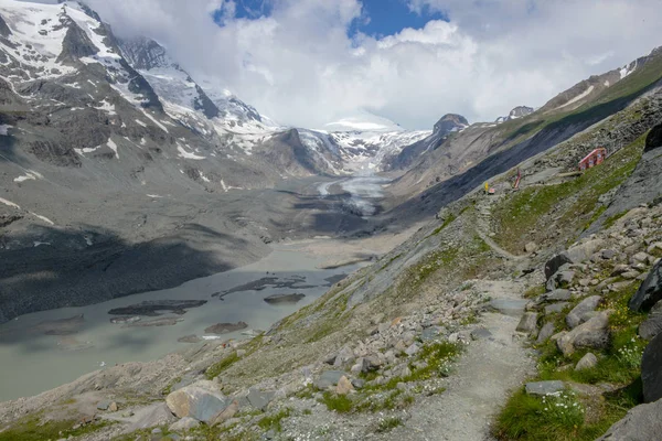 Grossglockner Hoogste Berg Van Oostenrijk Samen Met Pasterze Gletsjer — Stockfoto