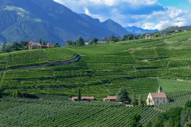 Merano South Tyrol, İtalya mahzeninde kilisede St. Valentin