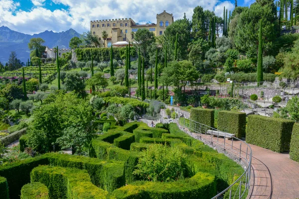 Jardin Botanique Château Trauttmansdorff Meran Sur Tyrol Sud Italie — Photo