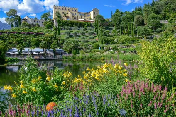 Botanischer Garten Von Schloss Trauttmansdorff Bei Meran Südtirol Italien — Stockfoto
