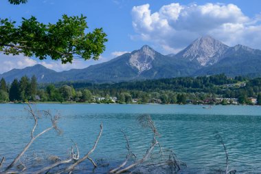 Lake Fakkar Carinthia Avusturya üzerinde