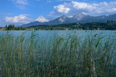 Lake Fakkar Carinthia Avusturya üzerinde