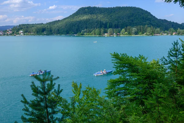 Lake Fakkar Austria June 2018 Lake Fakkar Carinthia Austria — Stock Photo, Image