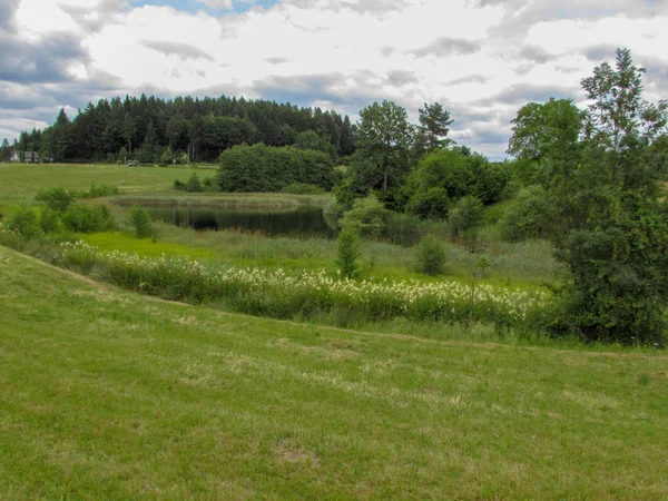 Landschaft Fakkarsee Kärnten Österreich — Stockfoto