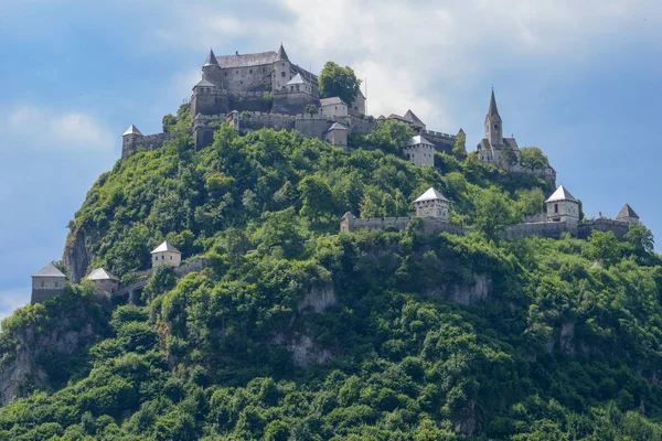 Castelo Hochosterwitz Considerado Dos Mais Impressionantes Castelos Medievais Áustria Caríntia — Fotografia de Stock