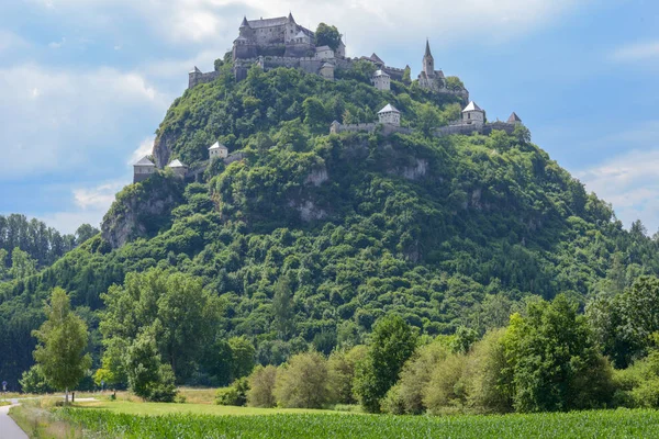 Castillo Hochosterwitz Considerado Como Uno Los Castillos Medievales Más Impresionantes —  Fotos de Stock