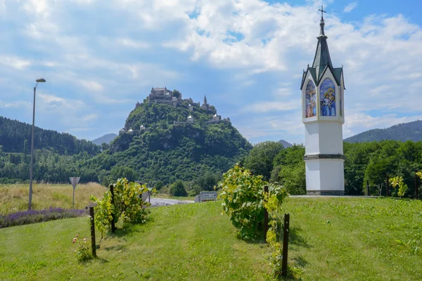 Zamek Hochosterwitz Jest Uważana Jeden Najbardziej Imponujących Średniowiecznych Zamków Austrii — Zdjęcie stockowe