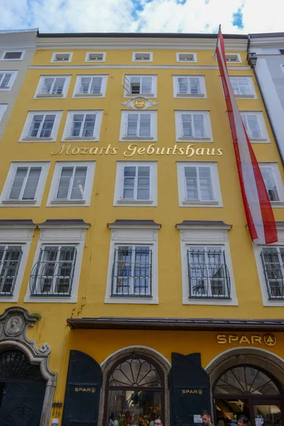 Salzburg Austria June 2018 Birth House Wolfgang Amadeus Mozart Salzburg — Stock Photo, Image