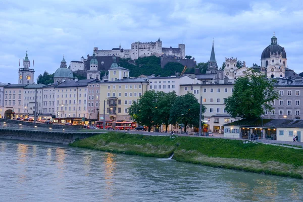 Storica Città Salisburgo Sull Austria — Foto Stock