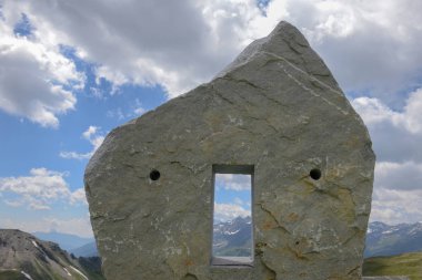 anıt grossglockner yüksek Alp yolda, milli park hohe tauern, Avusturya