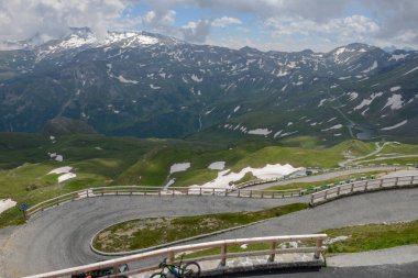 Avusturya Grossglockner yüksek alp yolda yakınındaki doğal çevre