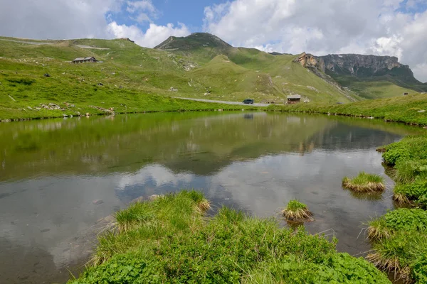 Scenic Lake Surroundings Grossglockner High Alpine Road Austria — Stock Photo, Image