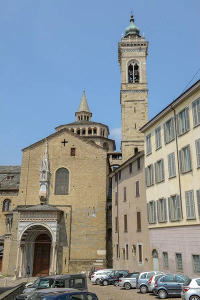 Basilique Santa Maria Maggiore Dans Vieille Ville Haute Ville Bergame — Photo