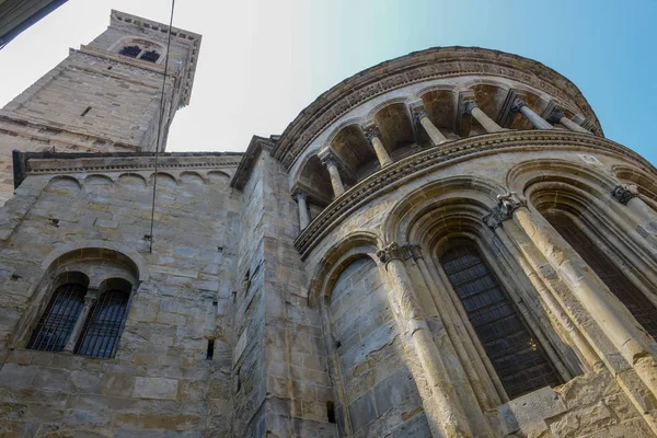 Basilika Santa Maria Maggiore Der Altstadt Oder Oberstadt Bergamos Italien — Stockfoto