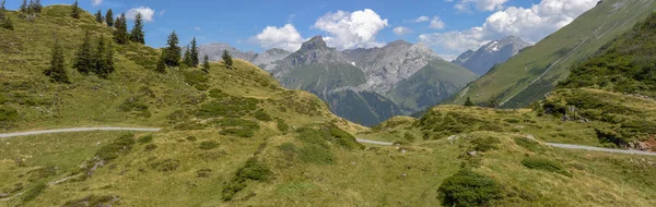 Bergslandskap Över Engelberg Schweiziska Alperna — Stockfoto