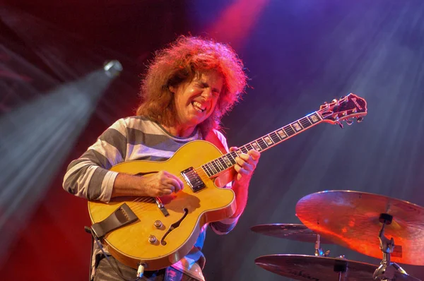 Lugano Suíça Julho 2004 Pat Metheny Palco Estival Jazz Lugano — Fotografia de Stock