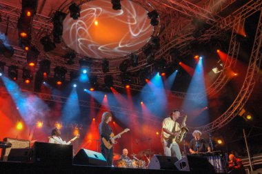 Lugano, İsviçre: 8 Temmuz 2005: adımları Lugano, İsviçre Estival Jazz çalmaya devam