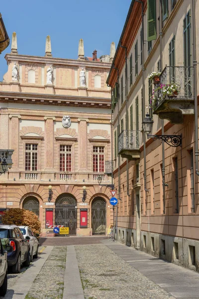 Vercelli Itália Setembro 2018 Antigo Centro Vercelli Itália — Fotografia de Stock