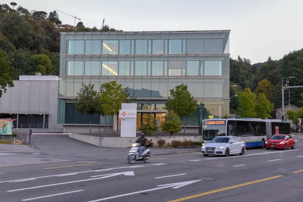 瑞士卢加诺 2017年9月21日 位于瑞士卢加诺的瑞士国家超级计算中心 — 图库照片