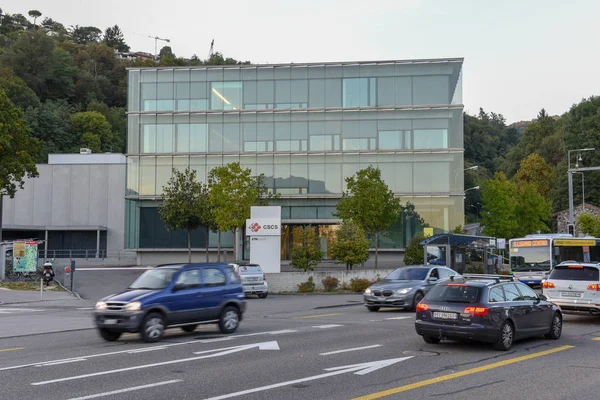 瑞士卢加诺 2017年9月21日 位于瑞士卢加诺的瑞士国家超级计算中心 — 图库照片