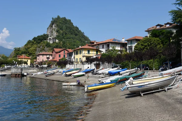 Calde Italia Septiembre 2018 Pueblo Calde Lago Maggiore Italia — Foto de Stock