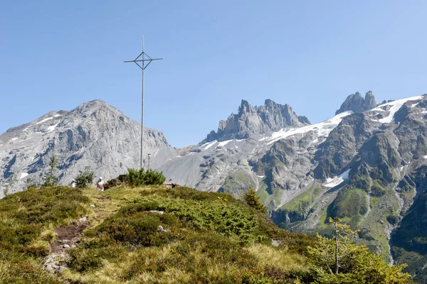 Mountain View Furenalp Nad Engelberg Alpy Szwajcarskie — Zdjęcie stockowe