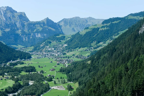 Mountain View Adlı Engelberg Sviçre Alpleri Üzerinde — Stok fotoğraf