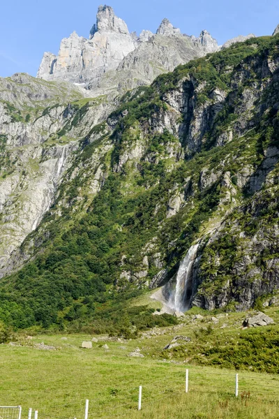 Mountain View Furenalp Över Engelberg Schweiziska Alperna — Stockfoto