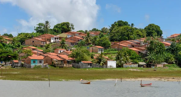 Traditionele Portugese Koloniale Architectuur Alcantara Brazilië — Stockfoto