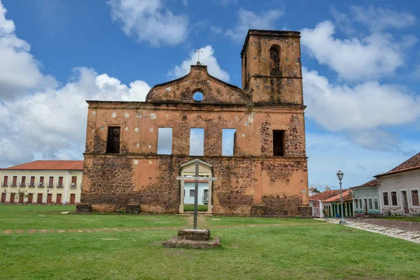 Matriz Ruiny Historickém Městě Alcantara Brazílii — Stock fotografie