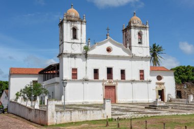 Nossa Senhora do Carmo church colonial architecture in Alcantara on Brazil