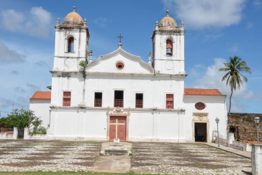 Nossa Senhora do Carmo church colonial architecture in Alcantara on Brazil