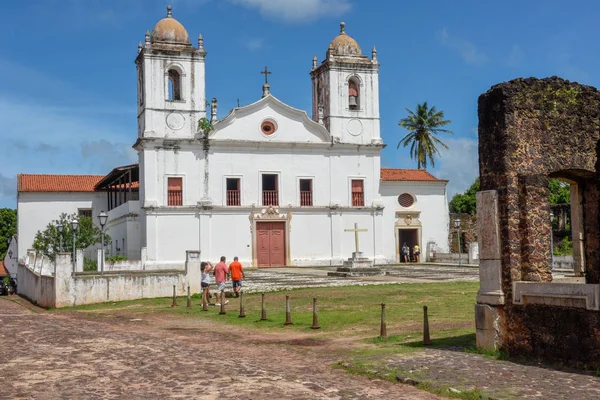 Алькантара Бразилия Января 2019 Года Колониальная Архитектура Церкви Носа Сеньора — стоковое фото