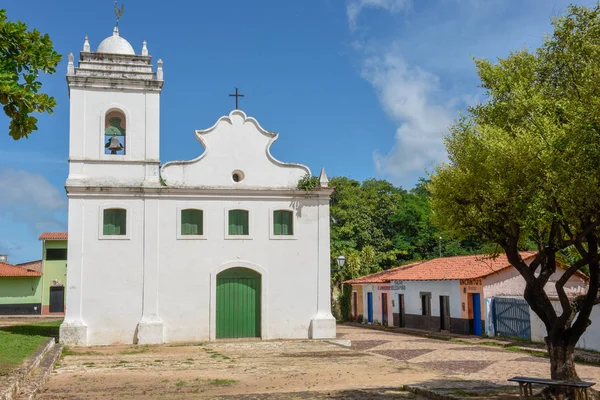 Nossa Senhora Rosario Dos Pretos Církevní Koloniální Architektura Alcantara Brazílii — Stock fotografie