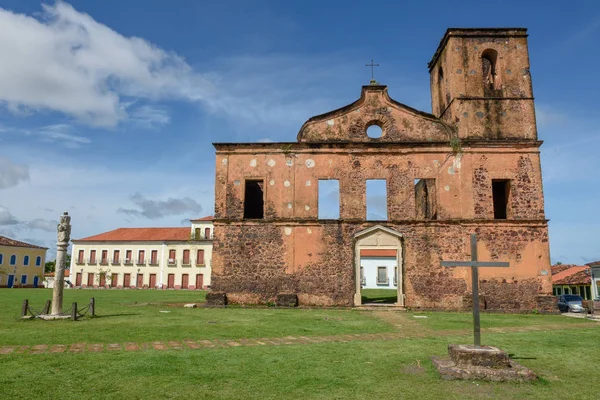 Matriz Ruiny Historickém Městě Alcantara Brazílii — Stock fotografie