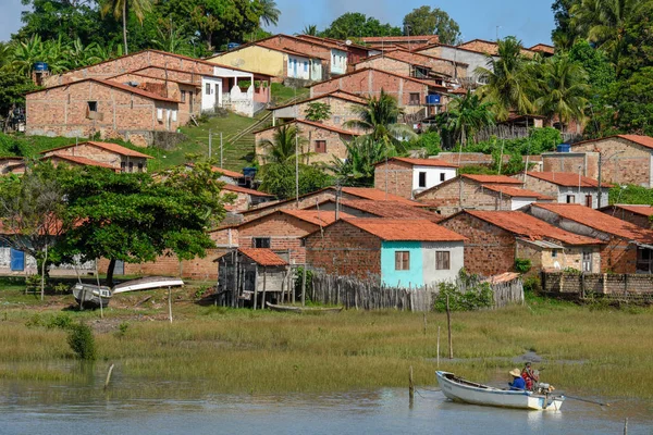 Alcantara Brazilië Januari 2019 Traditionele Portugese Koloniale Architectuur Alcantara Brazilië — Stockfoto