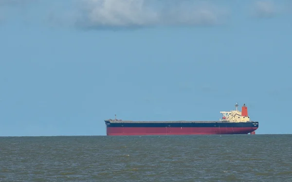 Grande Nave Carico Industriale Sull Oceano Sao Luis Brasile — Foto Stock