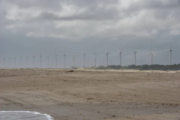 Windmills Beach Atins Brazil — Stock Photo, Image