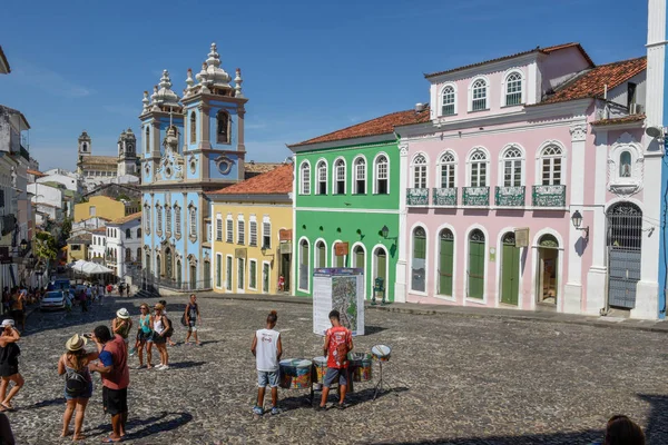 ブラジルのサルバドールのペロウリーニョの歴史的な地区 — ストック写真