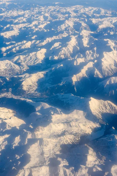 Letecký pohled na Pyreneje — Stock fotografie