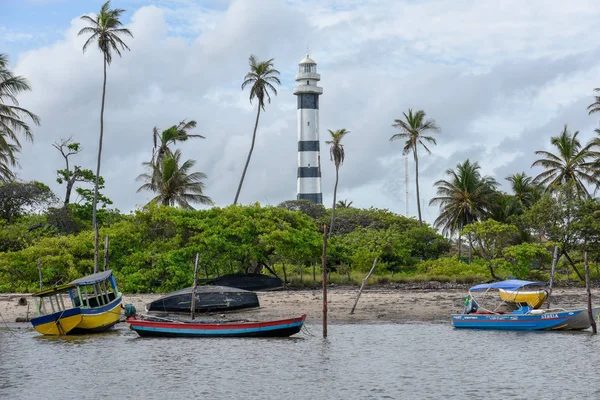 Il faro di Preguicas a Mandacaru, Brasile — Foto Stock