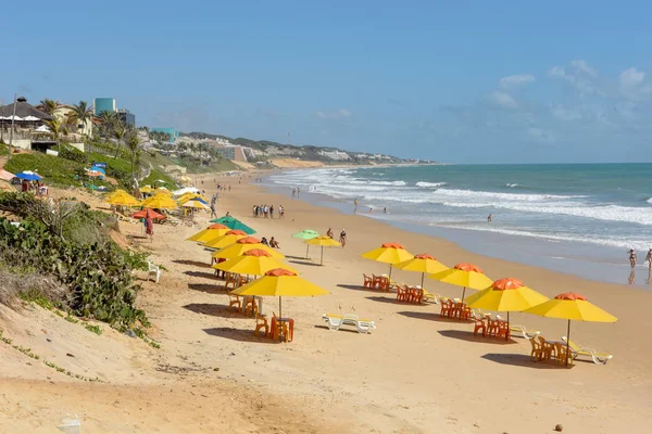 La plage de Ponta Negra au Natal sur le Brésil — Photo