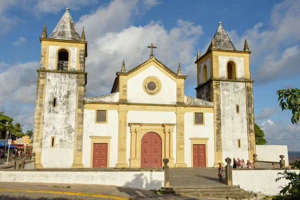 Colonial Se Church dated from the 17th century in Baroque style — Stock Photo, Image