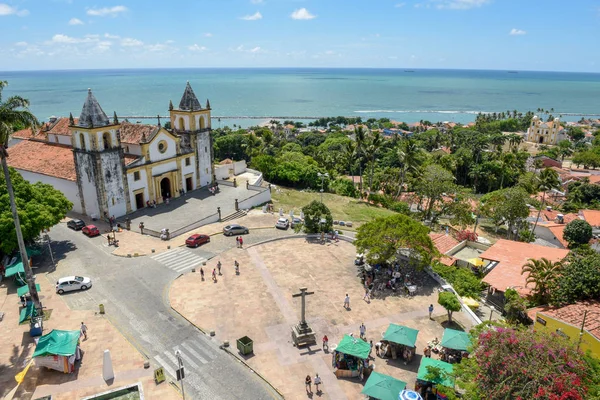 Colonial Se Church dated from the 17th century in Baroque style — Stock Photo, Image